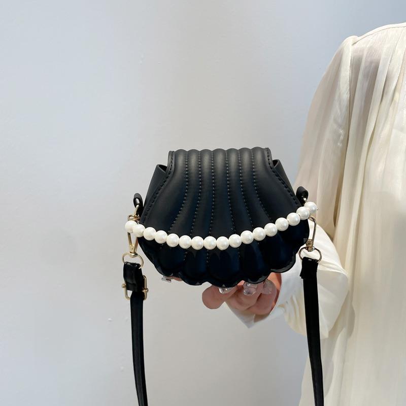 Beautiful Trendy Personalized Bag Women's Spring and Summer New Fashion Shoulder Bag Simple Versatile Messenger Bag Shell Bag