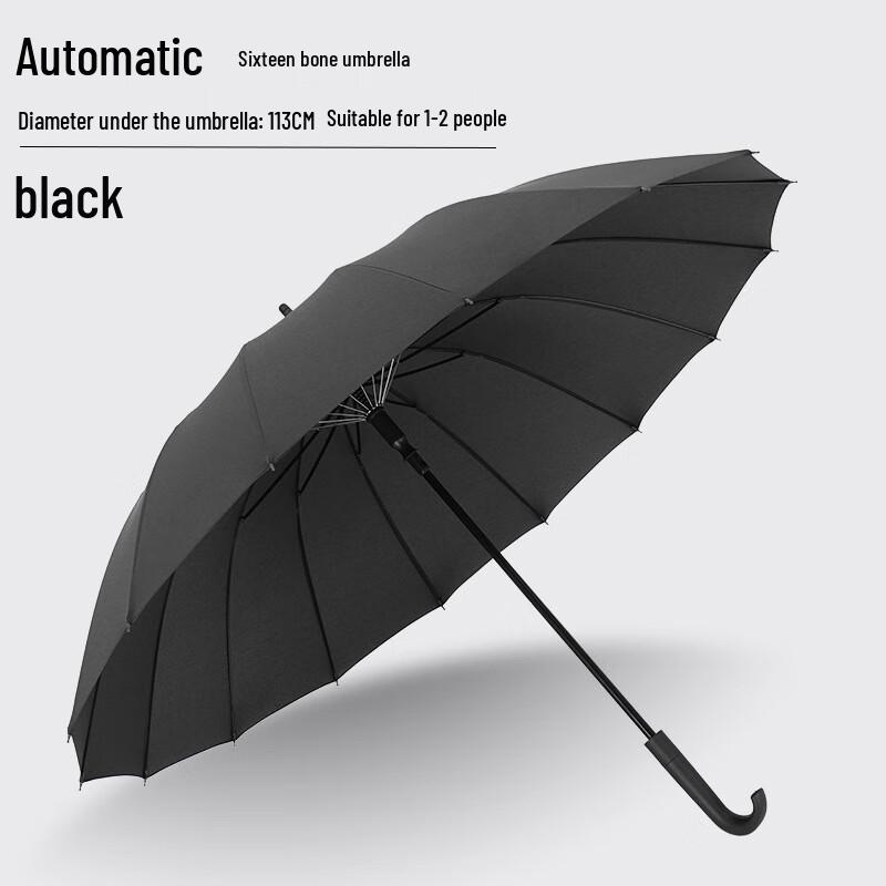 OIMG Large Windproof Straight Umbrella