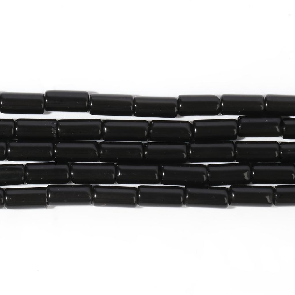 1 filo/sacchetto 9x4mm cilindrico nodo di bambù tubo tondo opale giada perline di pietra sciolte per realizzare collane e braccialetti fatti a mano fai da te
