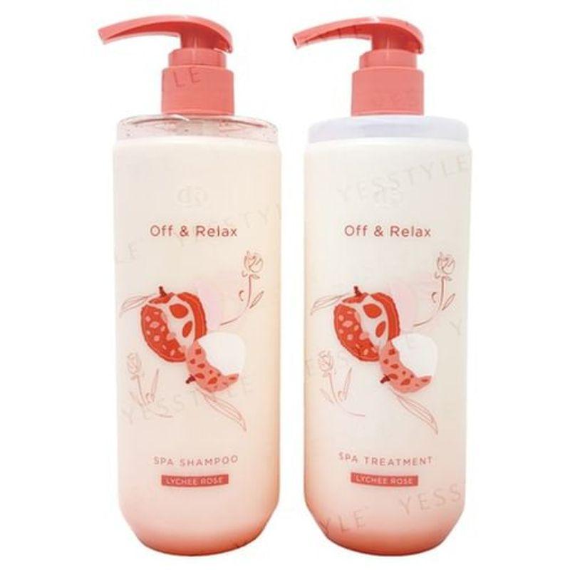 Off & Relax - Spa Shampoo & Treatment Lychee & Rose Limited Set