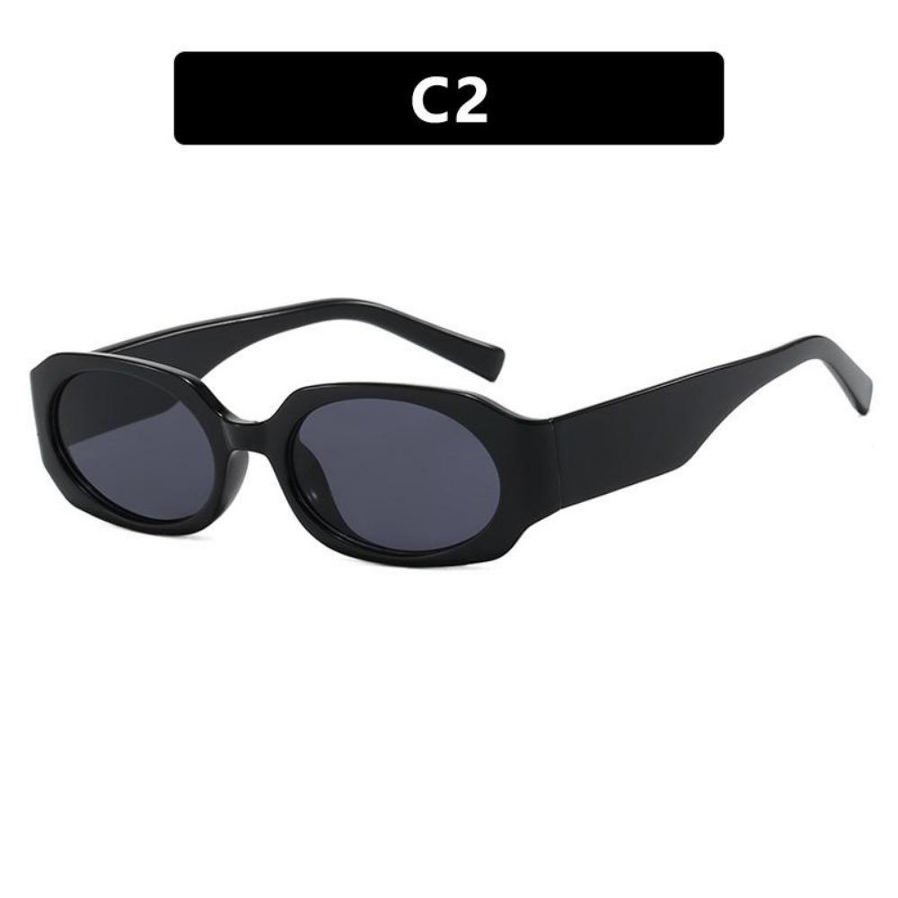 Y2K/Hip Hop Sunglasses Retro Small Frame Rectangular Sunglasses Street Photography Concave Shaped Sunglasses