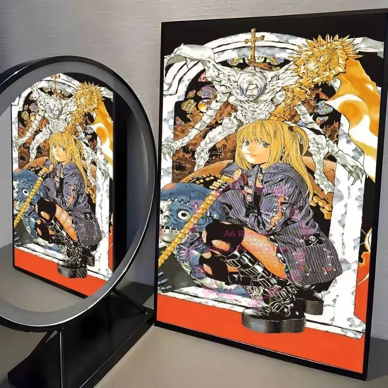 Death Anime Note Dn L Classic Vintage Poster Art Hd Canvas Advanced Aesthetic Printing Paper Wall Art For Living Room Home Decor