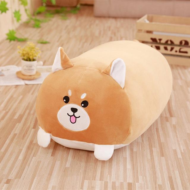 30/60 Cm Soft Animal Cartoon Pillow Cute Fat Dog Cat Pig Plush Toy Stuffed Children Birthday Gift