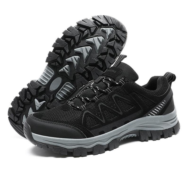 Large Size Men's Hiking Shoes Outdoor Non-slip Hiking Men's Shoes Wear-resistant Large Size Camping Sports Running Hiking Shoes