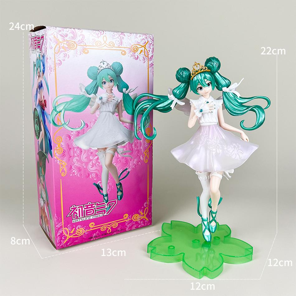 Hatsune Miku Figure Anime Girl Model Desktop Decor Collectible Doll Gift For Fans Future Vocaloid Statue Japanese Kawaii Otaku