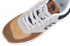 Mozu Lightweight Sneakers with a Combination and Brown Size Women's Low-Top Two-Tone Non-Slip Sole, Gray, 24.5cm