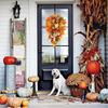 Autumn Swag Flower Maple Berry Artificial Swag Outdoor Porch Wreath For Holiday Decorators Office Apartment Coffee Shop Front