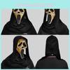 White Mask Scream Skull Ghost Face Masquerade Halloween Party Mock Gift Prop