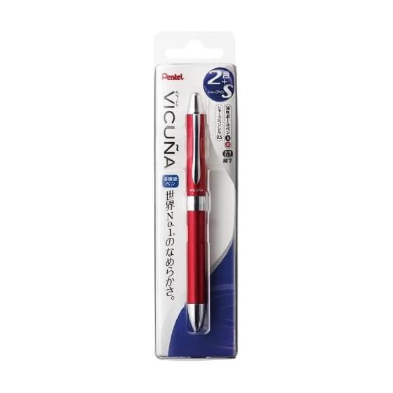 Pentel Multifunctional Ballpoint Pen Vicuna EX XBXW1375B Red