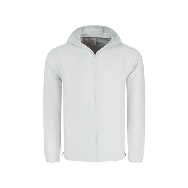 Asics Sports Lifestyle Series Hooded Zipper Solid Color Long Sleeve Jacket Men Jackets Gray 2011D426-020