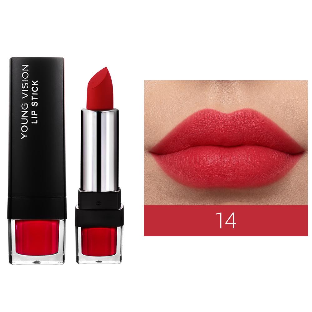 YOUNG VISION Matte Non-Drying 12-Color Lipstick