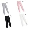 Girls Leggings Kids Spring Leggings Leg Warmer Child Autumn Tights Leggings Ankle Pants with Crochet Flower Pattern