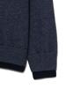 GLOWNY Raccoon Hazy Layered V-Neck Knit (Navy)