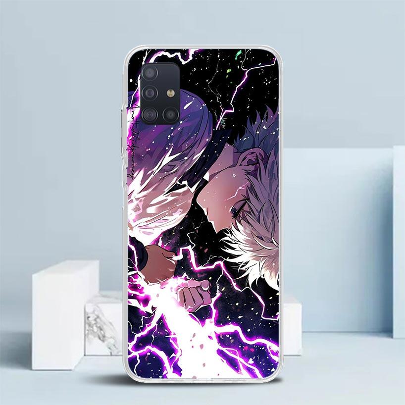 Huner X-Hunters Killua Soft Cover for Samsung Galaxy A12 A22 A32 A52 A72 A02S Phone Case Note 20 Ultra 10 S10 Plus A51 A71 A50S