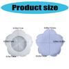 Customizable Silicone Flower Tray Mold Heat Resistant Coaster Mould Jewelry Making Tool for Home Decoration Enthusiasts