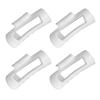 1/2/4Pcs Women Hair Claw Flexible Clamping Lightweight Square Frosting Hairpins Multifunctional Styling Tool