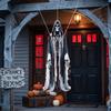 Irregularly Halloween Eaves Decorative Banners Clear Printing Spooky Atmosphere Banner  Party