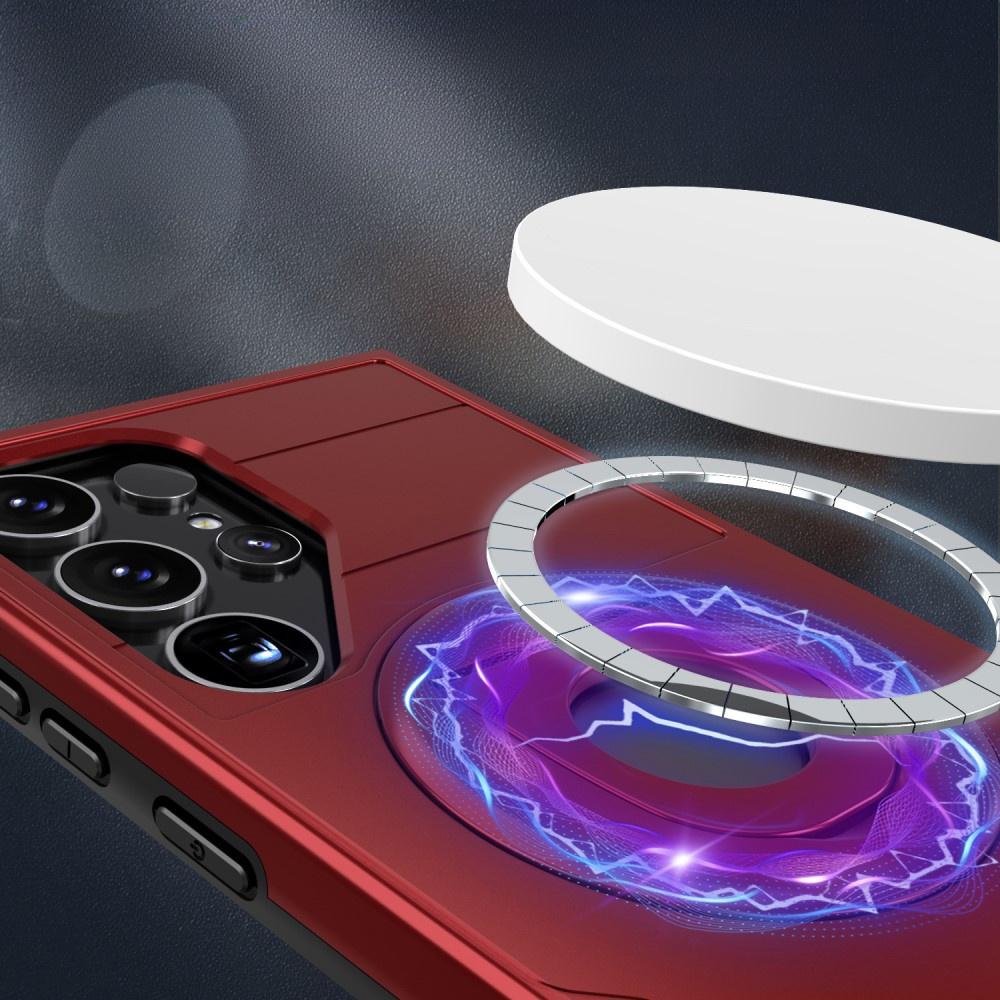 Samsung Galaxy S24 Ultra Case, Military Magnet, for MagSafe, Red