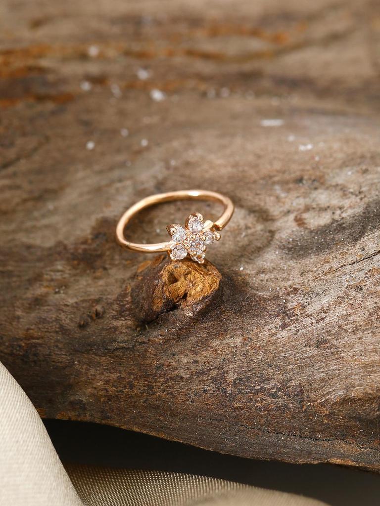 Eleganter Zirkon Nasenclip – Modischer, schlichter, nicht-piercing Schmuck