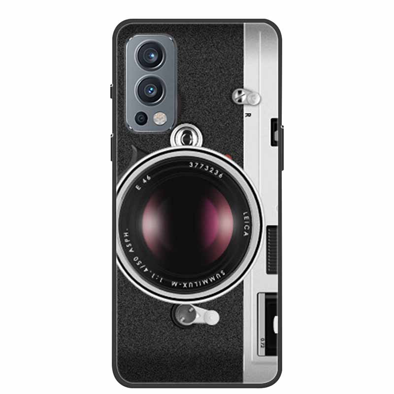 Black Silicone Case For OnePlus Nord 2 5G Phone Case Cover Soft Funda For One Plus OnePlus Nord 2 Back Cover Case 1+Nord 2 Nord2