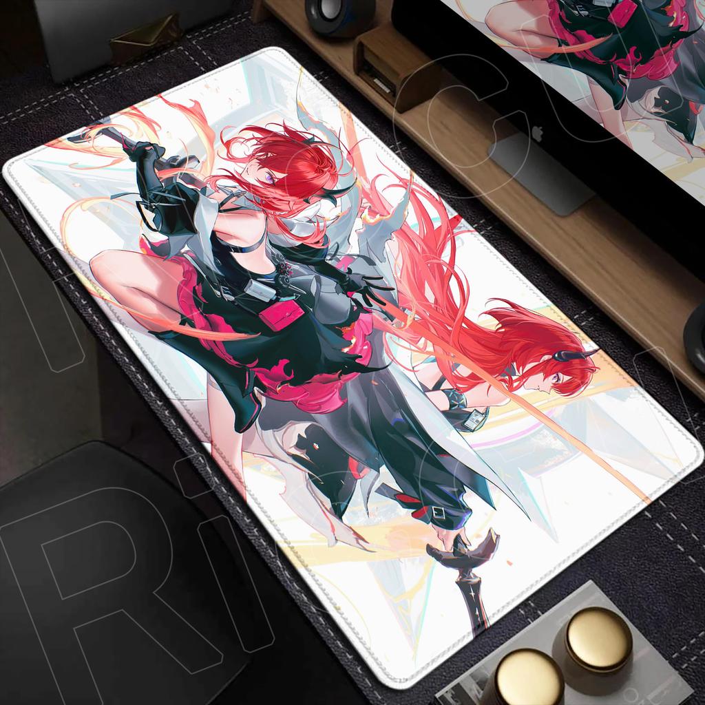 HD Printing Arknights Endfield Mouse Pad Anime Girl Laevatein Mousepad Large Gamer XXL Laptop Rug Gaming PC Accessories Desk Mat