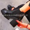 Boots women's short boots thick-soled waterproof table thick-heeled fashionable Martin boots non-slip high-heeled large-size women's shoes