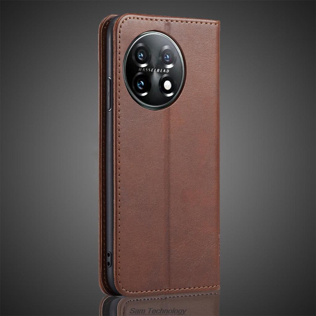 Magnetic attraction Leather Case for Oneplus 11 Oneplus11 PHB110 Holster Flip Cover Case Wallet Phone Bags Capa Fundas Coque