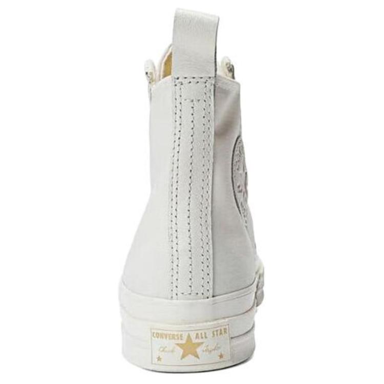 New Converse Chuck Taylor All Star Non Slip Lightweight High Top Skateboard Shoes Unisex White Gold A08232C