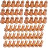 60Pcs PT-80 PT80 IPT-80 PTM-80 Plasma Cutting Torch Consumables Electrode 52558 Nozzle 51311 P1.0 Tip 1.0mm 0.039''