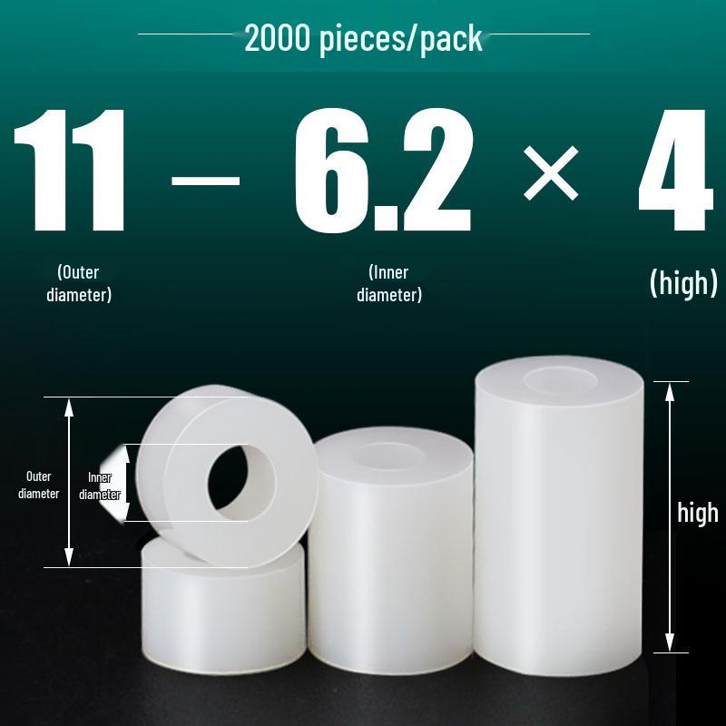 M6 Nylon Hex Standoff Spacer for PCB with ABS Washer