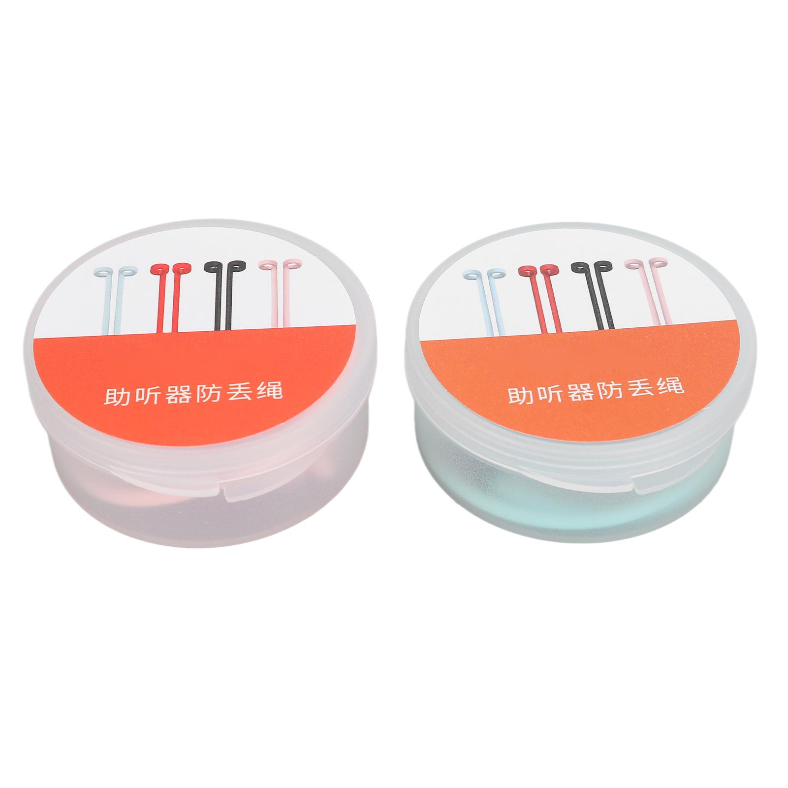 

Hearing Aid Clips Pink Green Combination Set Portable Compact Flexible Silicone Hearing Aid Anti