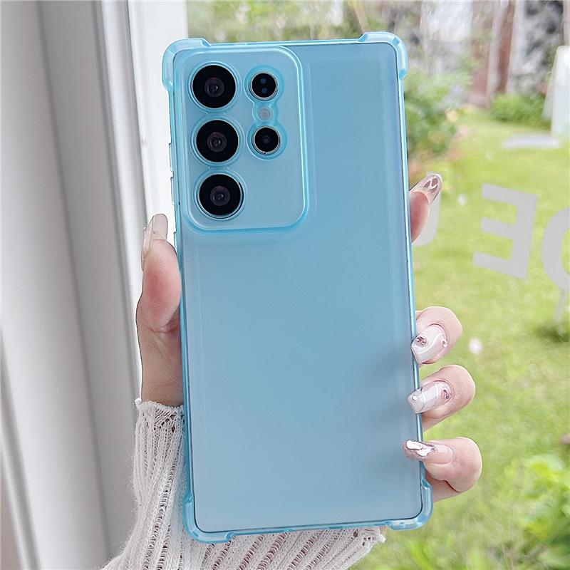 Candy Color Shockproof Transparent Matte Silicone Case On For Samsung Galaxy A56 A16 A36 A26 A06 A55 A35 A25 A15 A05S Soft Cover