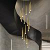 Nordic Led Pendant Lamp Long Downlight Kitchen Restaurant Bar Chandelier Decorative Chandelier Bedside Chandelier Ceiling Lights
