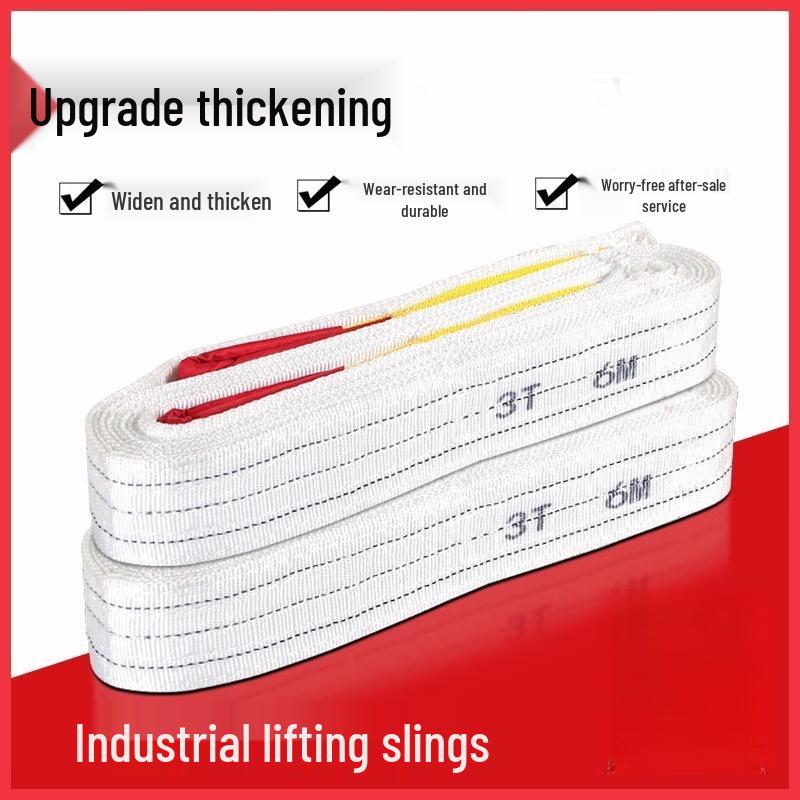 Industrial Lifting Sling Straps Set