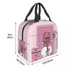 Custom Enfermera En Apuros Doctor Nurse Medicine Insulated Lunch Tote Bag for Women Resuable Cooler Thermal Bento Box Children