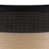 WOOD PLEXI CEILING LAMP BLACK 40CM GOLDEN OAK