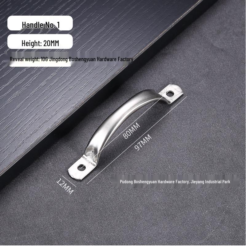 Modern Stainless Steel Round Tube Cabinet Door and Drawer Pull Handle