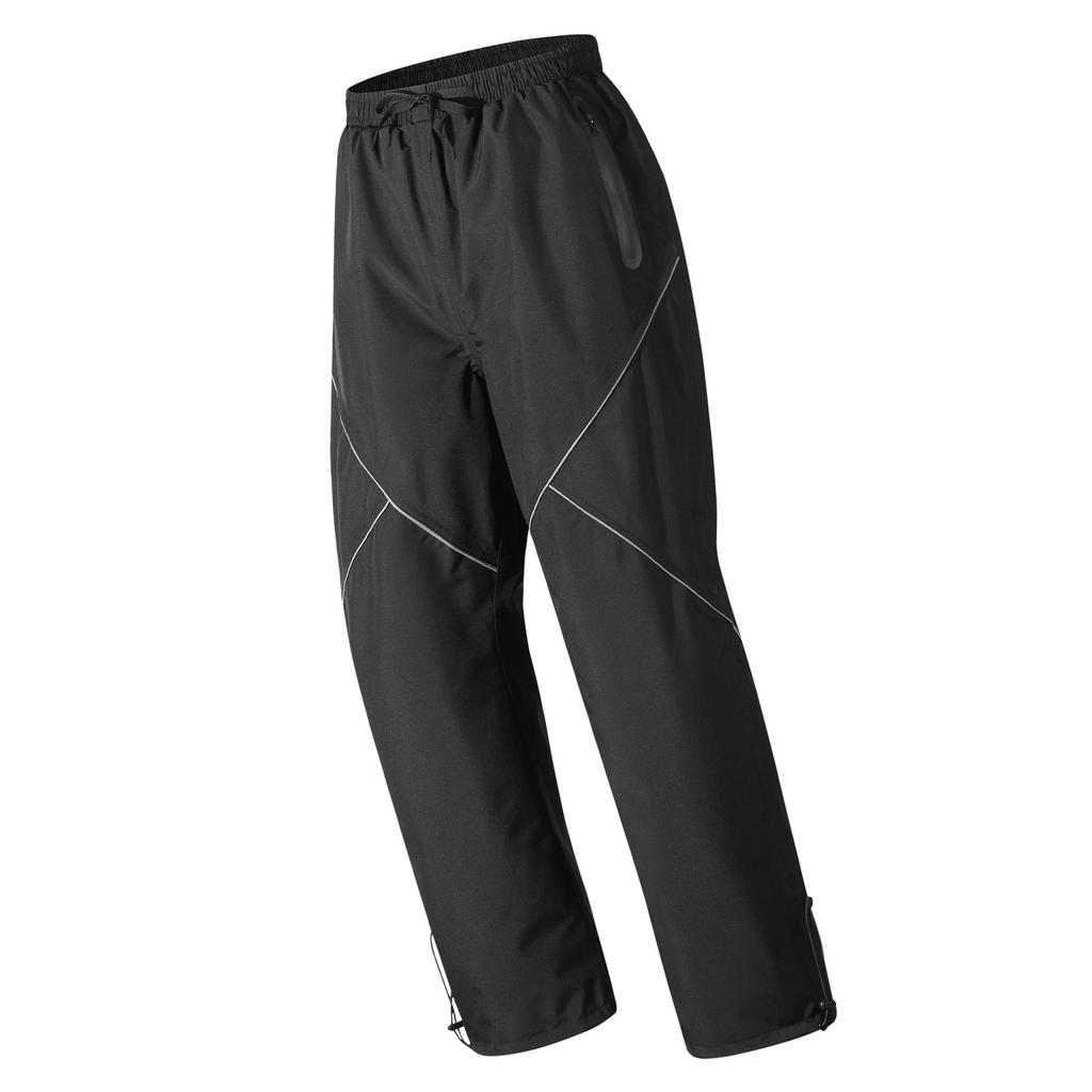 Motorcycle Rain Pants Rainproof Windproof Reflective Hiking Camping Pants Lightweight Mesh Liner Quick Wear Off High