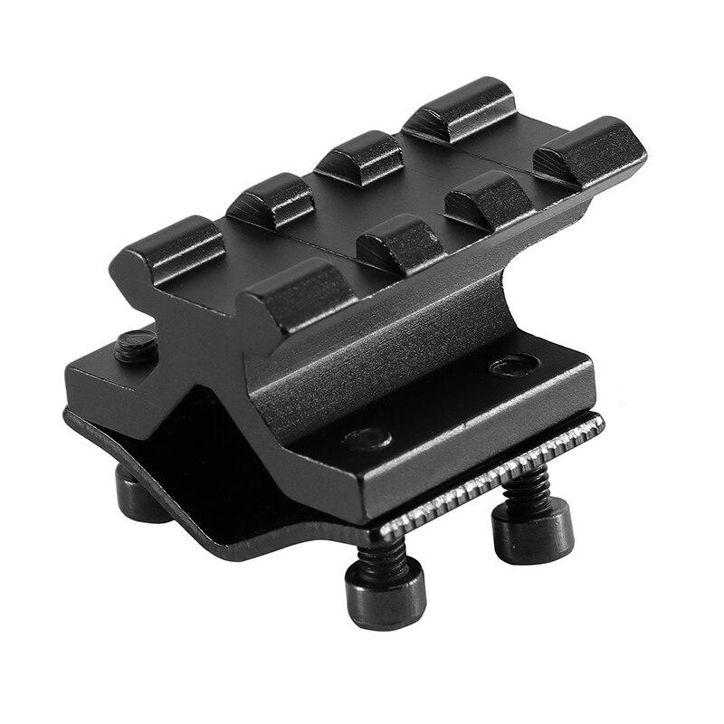 Adaptateurs Rails 20mm En Alliage Aluminium - Convertisseur Montage Pour Lampe De Poche, Optique - Court