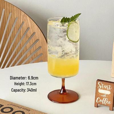 ZISIZ Stylish Stemmed Juice Glass