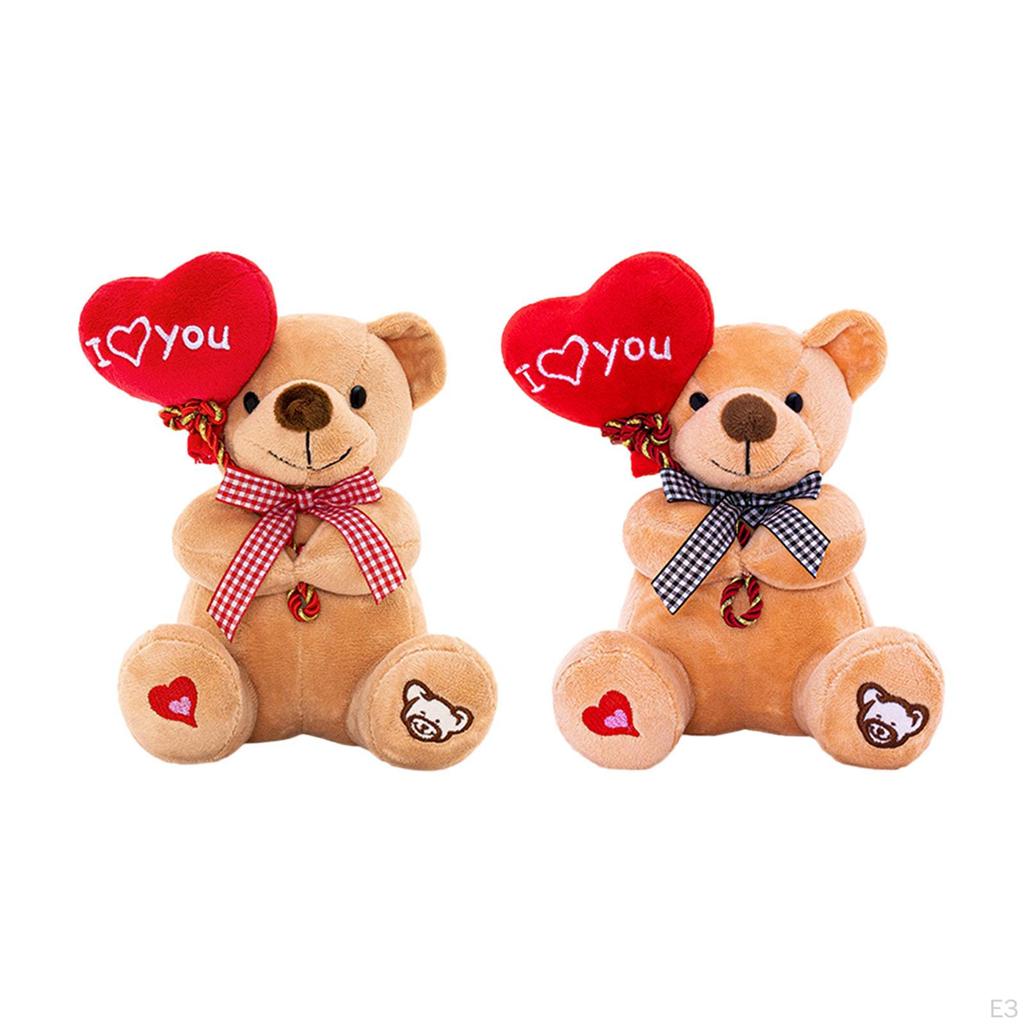 Adroable Plush Toy Bear Kids Holiday Gifts Valentines Day for Friends
