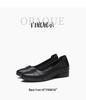 Red Dragonfly Women's Genuine Leather Low Heel Autumn Shoes - Comfortable Soft Sole, Perfect for Work
