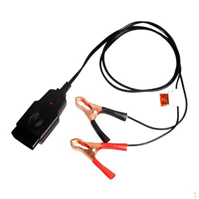 To Alligator Clip Connector Car Memory Saver 12V Battery Replace
