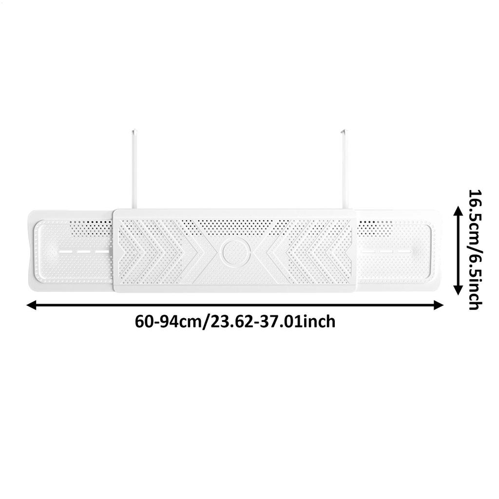 AC Deflector Retractable AC Wind Cover No Drill Air Conditioner Deflector For Bathroom Bedroom Workplace Apartment Dormitory