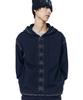 Aakam Starburst Zip-Up Hoodie (Navy)