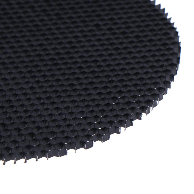 Led Soft Light Shade Hood Downlight Spotlight Round Honeycomb Mesh Cover Black Anti-Glare Anti-Dazzling Light Aluminum