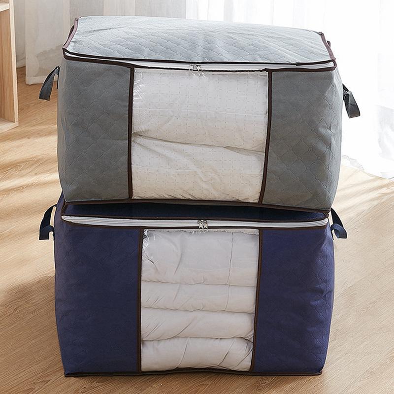 High Capacity Clothes Organizers Closet Blanket Storage Bags Waterproof Luggage Bags Suitcase Quilt Storage Bag Moving Packing