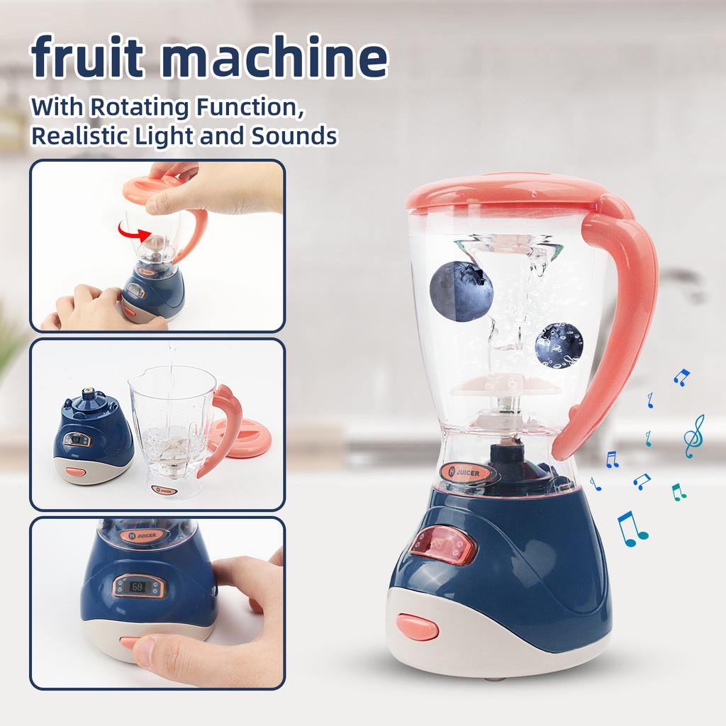 Children'S Play House Simulation Electric Life Small Household Appliances Juice Machine Coffee Machine Vacuum Cleaner Toy