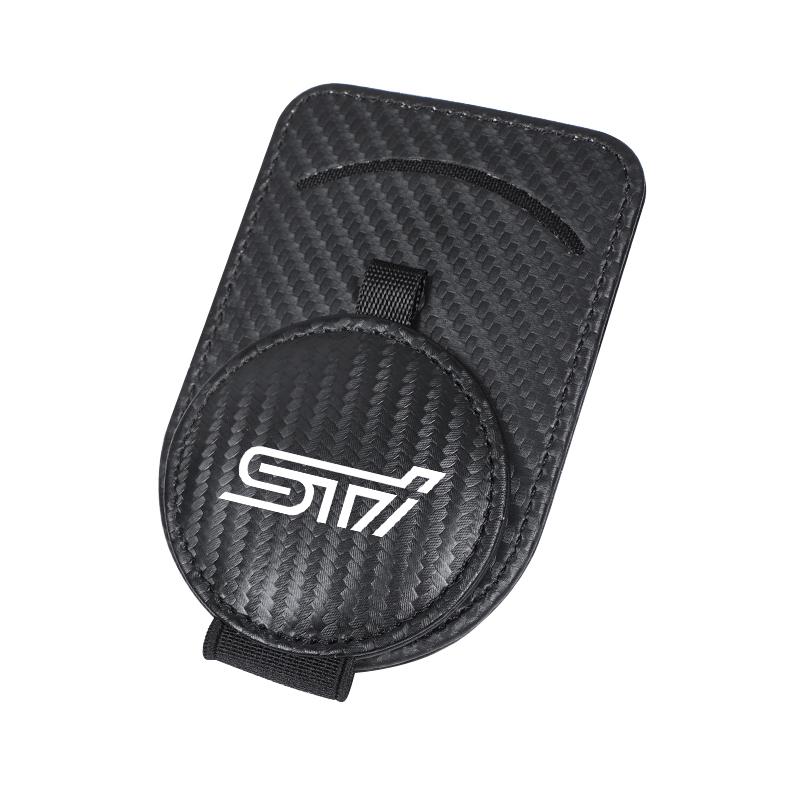 Car Sun Visor Glasses Clip Card Ticket Holder For Subaru STI XV Forester Outback Smart Crosstrek Legacy Levorg Mpreza WRX Ascent X1