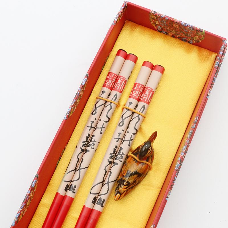 Dragon Pattern Wooden Chopsticks - Ideal for Business, Weddings, Travel, and Special Occasions